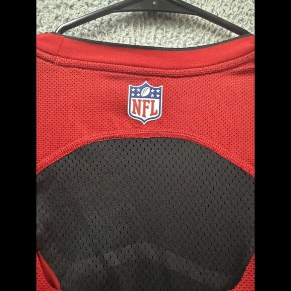 Nike 49ers Shirt Mens XL Red Short Sleeve Dri Fit Distressed San Francisco Tee - Picture 8 of 10